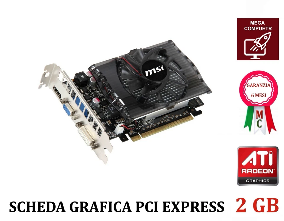 SCHEDA GRAFICA PCI EXPRESS 2 GB MSI N430 GT - Immagine 1 di 1