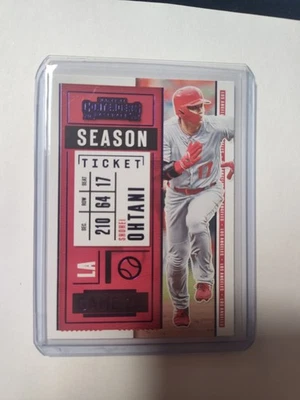 2020 Panini Contenders Season Ticket Purple Shohei Ohtani MVP Angels #35 - Image 1 of 2