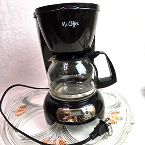 Mr. Coffee 5-Cup Programmable Coffee Maker W Stainless Steel Heat Plate - Black - Picture 1 of 8