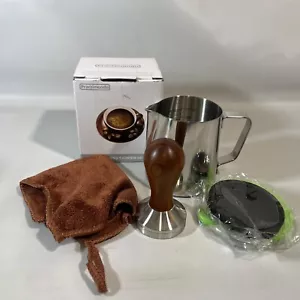 Practimondo Espresso Tamper Set 51mm Manipulación Espuma Jarra Manipulación Nuevo - Imagen 1 de 6