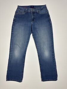 NYDJ Not Your Daughters Jeans Women's Marilyn Straight Size US 8 AU 12 W30" Blue