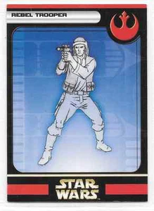 Star Wars Miniatures Rebel Trooper 2004 2 tarjeta de estadísticas solo Swm Mini - Imagen 1 de 2