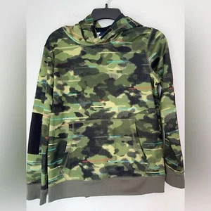 Lands’ End Boys Camo Digitech Hoodie - Size XL (14-16) - Picture 1 of 6