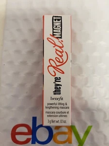 2X Benefit They're Real! Magnet Mascara Travel Size 3g/.10oz ea NIB two pieces - Picture 1 of 1