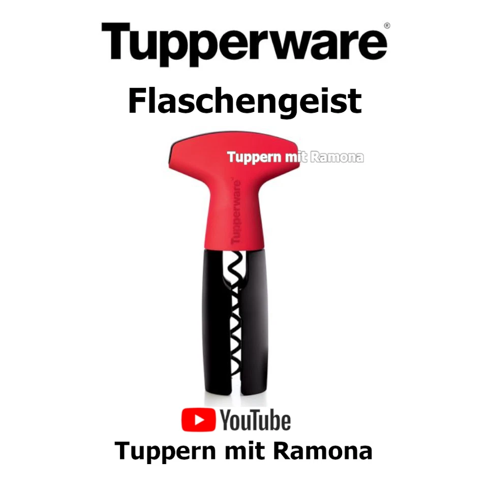 Tupperware D144 Flaschengeist Korkenzieher Wein-Öffner neu/OVP - Bild 1 von 1