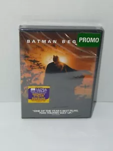 Batman Begins (DVD, 2005, Widescreen, PG-13) Rare Promo Copy Brand New Sealed - Picture 1 of 2