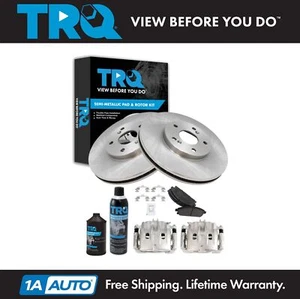 TRQ Front Brake Pad & Rotor Kit Fits 2003-2006 Acura MDX - Picture 1 of 12
