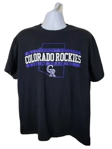 MLB Original Merchandise Colorado Rockies Spring Training schwarz T-Shirt Gr. XL - Bild 1 von 5