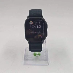 Apple Watch Ultra 2 49 mm débloqué noir titane vert boucle alpine A2986 - Photo 1 sur 6