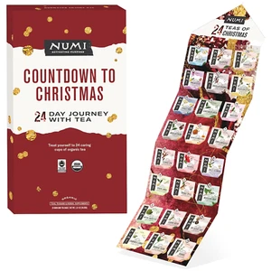 Organic Tea Advent Calendar 2024, Countdown to Christmas, 24 Tea Bags, Gift Set - Picture 1 of 7