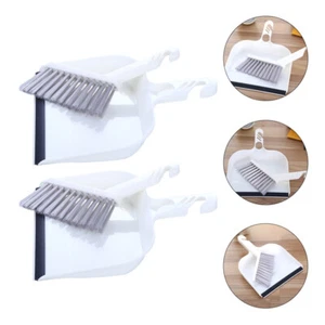 2 Sets Küche Reinigung Kind Mini Besen Tisch Kehrschaufel und Bürste - Bild 1 von 12