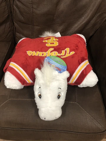 Pillow Pets USC TROJANS Horse Mascot Stuffed Plush BRAND NEW Cover