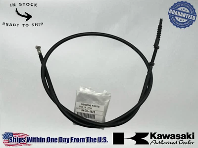 Kawasaki Genuine OEM Authentic 2003-04 NINJA ZX-6R / 6RR CLUTCH CABLE 54011-1423 - Image 1 of 4
