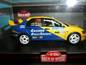 Mitsubishi Lancer Evo IX #25 Blomqvist/Jakobsson Vitesse (Sun Star) Nuevo 1:43RD. - Imagen 1 de 6