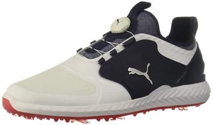 PUMA mens Ignite Pwradapt Caged Disc Gol Sz_10.5_Puma White-puma Silver-peacoat - Picture 1 of 1
