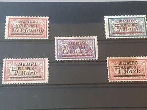German Territory MEMEL Flugpost Stamps Mint Selection