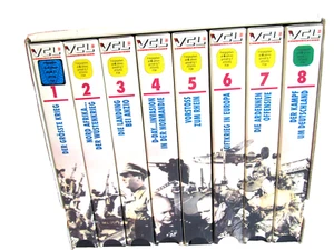 8 VHS Video Kassetten im Schuber-.Der 2. Weltkrieg --Cronicles -- TITEL IM FOTO - Bild 1 von 4