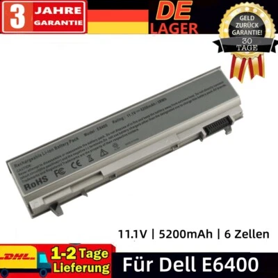 5200mAh Akku PT434 W1193 4M529 für Dell Latitude E6410 E6400 E6500 E6510 M4500 - Bild 1 von 4