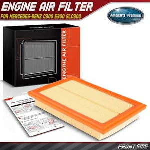 Engine Air Filter for Mercedes-Benz C300 C350e E300 GLC300 GLC350e SLC300 SLK300 - Picture 1 of 9