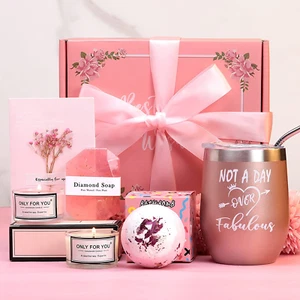 Birthday Gifts for Women, Relaxing Spa Gift Box Basket for Her Mom Sister Best F - Picture 1 of 12