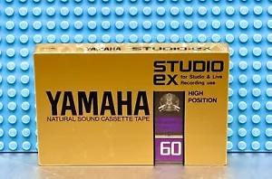 CINTA CASETE EN BLANCO YAMAHA STUDIO EX 60 1982 JAPÓN TIPO II (1) (SELLADA) - Imagen 1 de 6