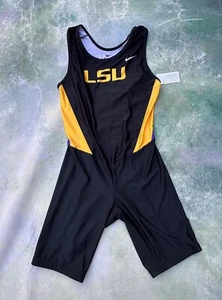 Nike NCAA LSU Tigers Track & Field Unitard Men's Size L. - Picture 1 of 4