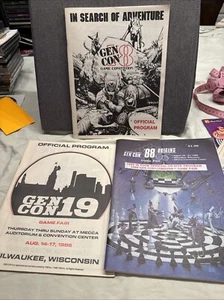 Gen Con Programme 1985 , 1986 , 1988 3er Set AD&D - Bild 1 von 7