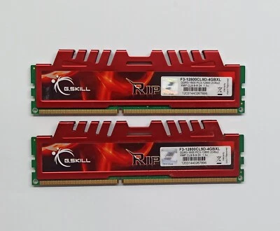 F3-12800CL9D-4GBXL G.SKILL RipjawsX 4GB (2x 2GB) DDR3 160OMhz - Imagen 1 de 3