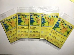 X5 NM Pokemon Card XY Pikachu 42/146 Holo SEALED MOVIE Promo - Picture 1 of 2