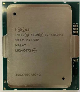 Intel Xeon E7-4850 v3 SR221 2.20 - 2.80 GHz, 35 MB, 14 Core, LGA2011-1, 115W CPU - Picture 1 of 1