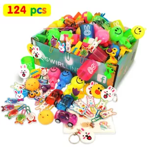 Easter Toys Basket Stuffers Fillers Toy Assortment Easter Egg Hunt Treats 124PCS - Picture 1 of 6