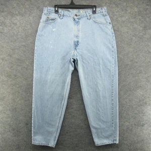 VTG Levis Jeans Mens 38x30 (Fits 35x29) Blue 560 Loose Tapered Orange Tab Denim - Picture 1 of 23
