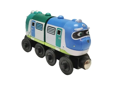 Chuggington Wooden Railway Engine Hoot Toot Tomy UK Cover