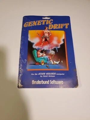 Genetic Drift (Broderbund Atari 400/800, 1981) ☆ Complete ☆ - Image 1 of 4
