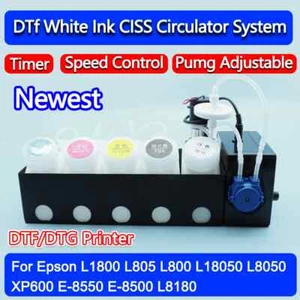 Sistema CISS L18050 DTF DTG para dirección asistida eléctrica L1800 L800 L805 XP600 sin amortiguador - Imagen 1 de 6
