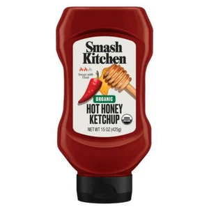 Smash Kitchen Organic Hot Honey Ketchup, 15 oz Bottle - Picture 1 of 6