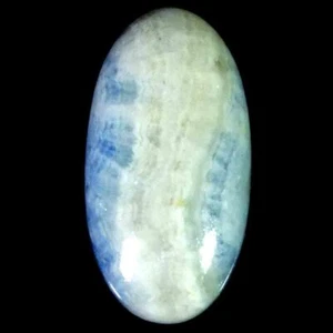 12,30 cts. Piedra preciosa cabina ovalada rodocrosita azul real 100 % natural 12X23X5 mm - Imagen 1 de 5