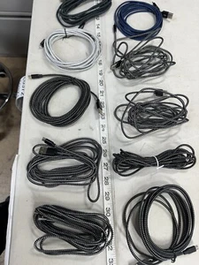 10 Total/ Samsung Galaxy S7 S6 Edge+PS4 Micro USB Cable Fast Charging Cord 9ft - Picture 1 of 5