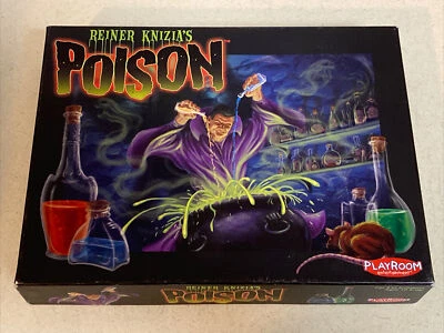 Reiner Knizia's Poison Card Game by PlayRoom Fantasy Used/Vintage Complete! - Image 1 of 4