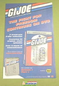 2004 GI Joe comic book ad SEASON 1 PART 2 DVD SET video Kid Rhino paper ARAH JTC - Picture 1 of 2
