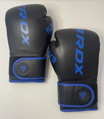 Guantes de Boxeo para Niños de RDX Azul Junior Guantes de Entrenamiento Guantes de Sparring Niños 6oz Foto 1 de 4