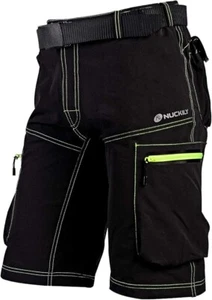 Herren MTB Shorts mit Gürtel Radsport Fahrrad schnelltrocknend atmungsaktiv - Bild 1 von 5