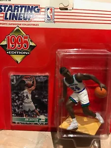 Kenner Starting LineUp 1995 Basketball Jim Jackson Dallas Mavericks NIB - Picture 1 of 2