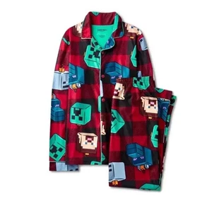 Minecraft Kids Pajama set Medium Brand New - Picture 1 of 6