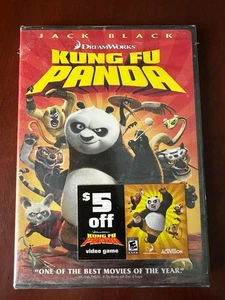 Kung Fu Panda (DVD, 2008, FULLFRAME) Jack Black - New Sealed - Picture 1 of 2