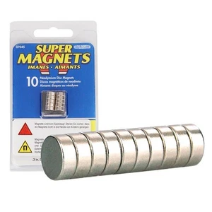 Neodym Magnet Rund im Set Ø 8 x 3 mm Neodymium Magnete Supermagnete 10 Stück - Bild 1 von 2