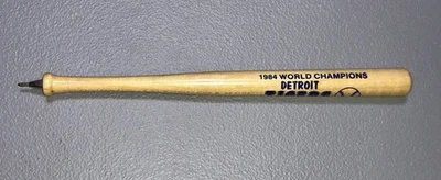 Mini murciélago/pluma de colección de los Tigres de Detroit 1984 campeones de la Serie Mundial Foto 1 de 4
