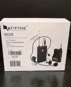 Fifine Technology K037b Sistema microfonico wireless - Foto 1 di 4