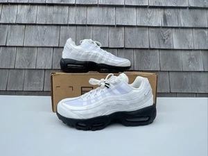 Nike Air Max 95 SE Summit White/Black Sneakers Shoes AQ4138-102 Women's Size 8 - Picture 1 of 11