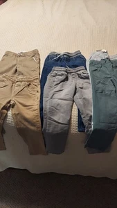 Its Back To School Time. Lot Of 6 Pairs Of Size 5 Boy Pants. Cat & Jack,Old Navy - Picture 1 of 5